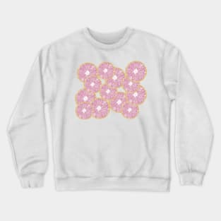 Zesty Pink Grapefruit Crewneck Sweatshirt